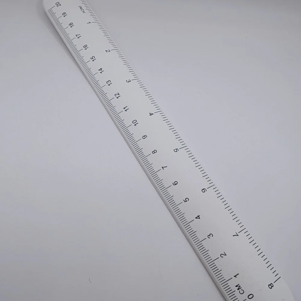 New! White Slap Bracelet/ Metric Ruler/ To Do List Reminder